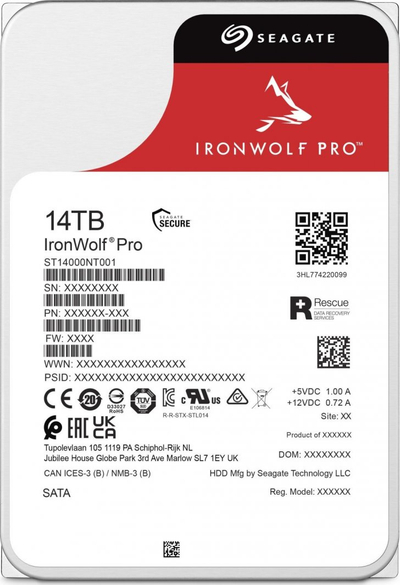 Hard Disk Seagate IronWolf Pro, 3,5" - 14TB