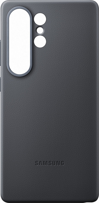 Këllëf Samsung Kindsuit imitacion lëkure, për Galaxy S25, i zi