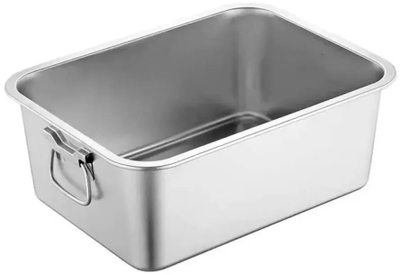 Enë pjekjeje Rosberg R51222K4515, 45x35x15 cm, inox, argjendtë