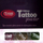 Set tatuazhesh me shkëlqim Dante TYTOO, 3 ngjyra, ari rozë jeshile