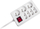 Zgjatues Rebel Electro URZ3053, 7 priza, kabllo 1.5 m, i bardhë