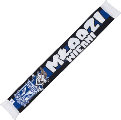 Shall tifozi KKS Lech Wierni Jr G00549, për kalamaj, blu me të bardhë