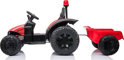 Traktor elektrik për fëmijë Lean Cars HZB-200, 12V, me rimorkio, i kuq