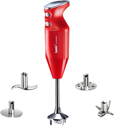 Рачен миксер Bamix Maxx, 350W, повеќенаменски, црвен