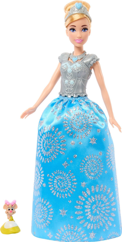 Kukull Disney Princess Shezerenëlla, 32.5 cm, me fustan mbretënor edhe aksesorë, shumëngjyrëshe