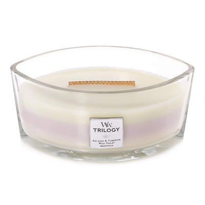 Qiri aromatik WoodWick Trilogy Terrace Blossoms, 453 g