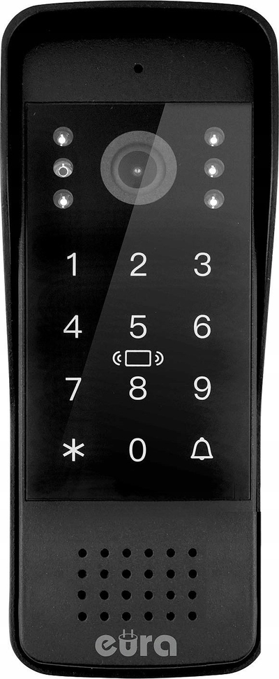 Set videointerfon Eura VDP-86A3, ekran 10", 2MP, Wi-Fi