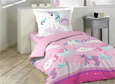 Set çarçafësh për jorgan edhe jastëk Douceur d`Interieur, 140 x 200 cm, rozë