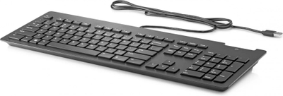Tastierë HP Slim Business Smart Card USB, me kabllo, e zezë