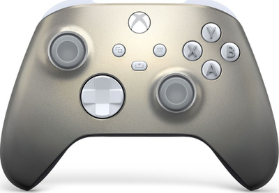 Gamepad Microsoft Xbox QAU-00040, me kabllo edhe wireless, i përputhshëm me Xbox edhe PC, gri metalik