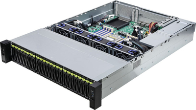 Shasi serveri ASRock 2U24E2S-ROME, 2U rack, 24x2.5" NVMe, gri