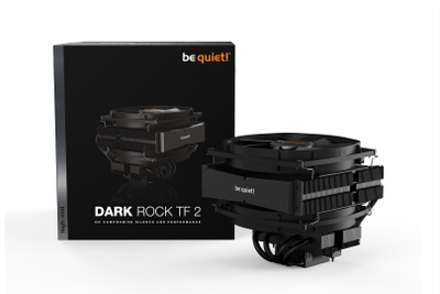 Ftohës CPU Be Quiet Dark Rock TF 2, top flow, 2x 135mm, i zi