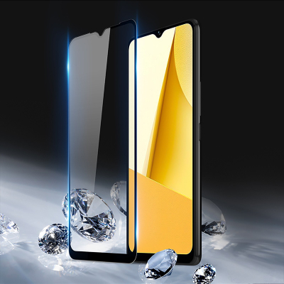 Заштитно стакло Dux Ducis 9D за Vivo Y16 Y02s, компатибилно со маска, црно
