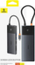 Adapter USB C Baseus Metal Gleam Series II 11 në 1, 4K, RJ45, gri