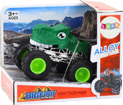 Makina lodër off-road Dino me rrota të mëdha gome, jeshile