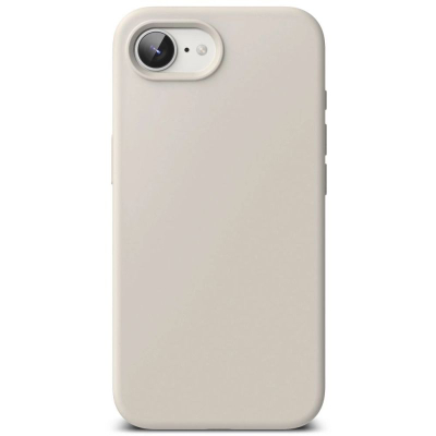 Маска за телефон Ringke Stone за iPhone 16e, силикон, MagSafe, беж