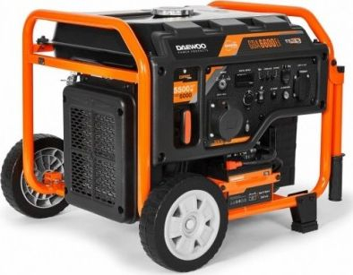 Портабилен генератор Даевоо GDA 6600EI Expert Line, 5.5kW, бензин, портокалово-црн