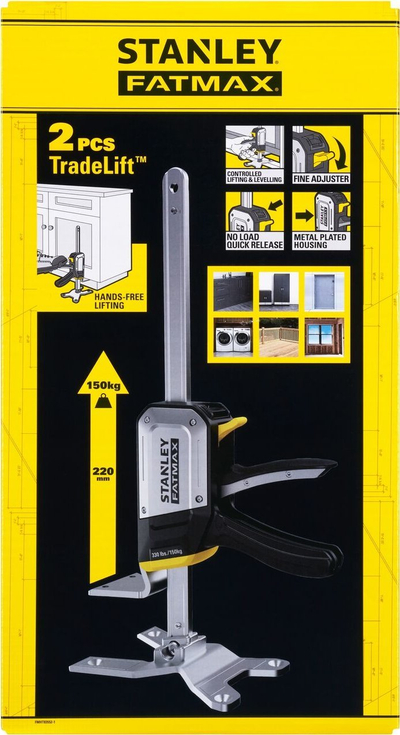 Vegël montimi Stanley FMHT83552-1 Tradelift, 150kg, set 2 copë, e verdhë