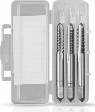 Set çelësa fileto HSS M3, M3x0.5 mm, 3 copë