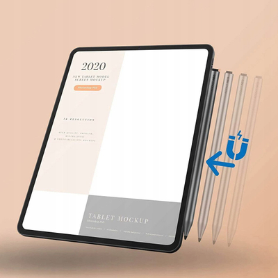 Stylus për iPad Adonit Neo, magnetik, palm rejection, gri e çelët