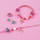Set byzylykësh Make It Real Halo Charm Bracelets Mini Box Pretty in Pink, kreativ, për fëmijë, rozë