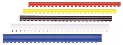 Lidhëse plastike për letër Opus (ib14NIE), 100copë, 14mm, e kaltër