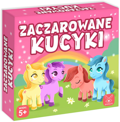 Loja me tavolinë Kangur Enchanted Ponies, për kalamaj 5+, rozë