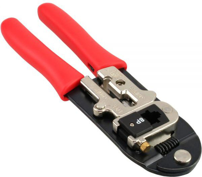 Pinca krimpuese InLine 74110, për RJ45, me prerje dhe zhveshje kablli, jeshile
