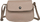 Çantë crossbody për femra Peterson, lëkurë natyrale, me kapak, bezhë