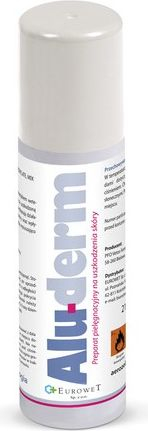 Spray veterinar për plagë EUROWET Alu-Derm, 210ml, tharës, për kafshë