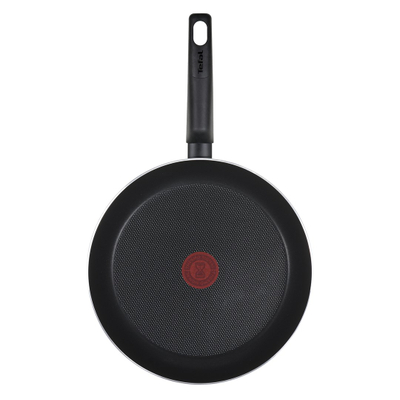 Tigan Tefal, 28cm, alumini, i zezë