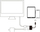 Adapter USB Joyroom S-H141, USB-C në HDMI, me port USB-C, i bardhë