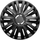Kapak rrote Autoserio Delta R15, set 4 copë, 15", i zi