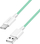 Kabllo LogiLink USB 2.0 Type C në USB A, 60W, najlon, e gjelbër