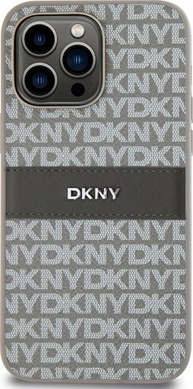 Mbulesë telefoni DKNY, për iPhone 14 Pro Max, lëkurë PU, bezhë