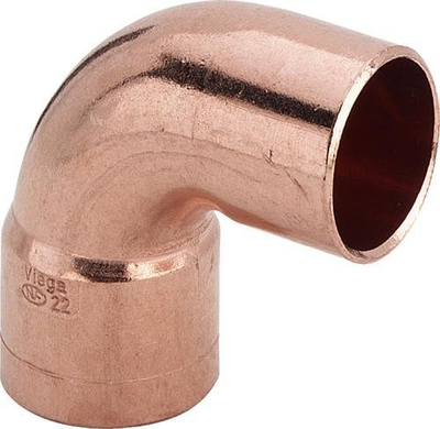 Nyje këndore Viega Elbow 94092G, 18mm, R 3/4, bronz i errët