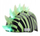 Helmetë për kalamaj Raskullz Krash Dazzle Green LED, M 54-58 cm, me drita LED, jeshile