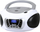 Radio boombox Trevi CMP51001, CD MP3 USB, DAB DAB+ FM, e bardhë