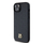 Mbulesë telefoni DKNY DKHMP15SPSHRPSK, iPhone 15 14 13 6.1", hardcase lëkurë, e zezë