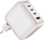 Ngarkues udhëtimi Beafon Felixx 100W GaN PD, 3xUSB C 1xUSB A, me kabllo 100W, i bardhë