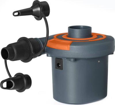 Pompe ajri elektrike rikarikueshme 4.8V me bateri, gri me portokalli
