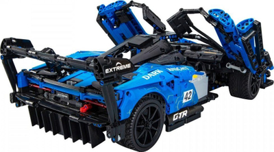 Lodër konstruktore CaDA Dark Knight GTR, 2088 copa, shkallë 1:10, blu