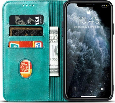 Këllëf portofol Marv për Samsung Galaxy M55, me magnet, jeshil