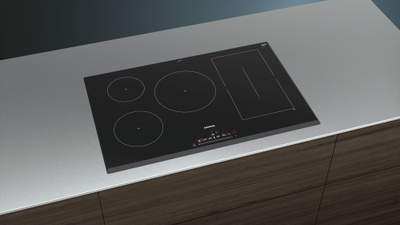 Pllakë induksioni Siemens ED851FWB5E, 80cm, qelq qeramik, e zezë