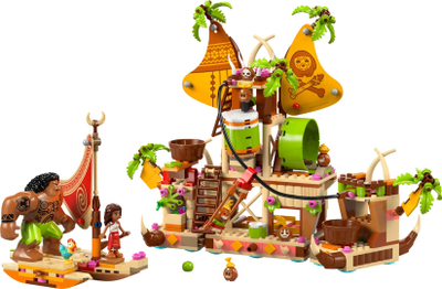 Set ndërtimi LEGO Disney Moana Kakamora Barge 43258, lodër konstruktore, për fëmijë