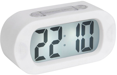 Orë me alarm Karlsson KA5753WH, e hirtë