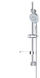 Set dushi Domoletti DX7815-611HYC, sistem dushi me shufër, pamje kromi
