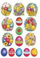 Декоративни стикери Sticker Decor 3689 Easter Compositions, велигденски мотиви, многуобојни