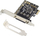 Kartë PCIe serike Conceptronic, 4 porta DB9 RS232, 115200bps