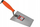 Mistri trekëndor AWTools, 180mm, dorezë druri, i argjendtë